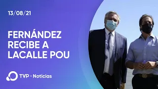 Cumbre en Olivos: Alberto Fernández recibe a Luis Lacalle Pou