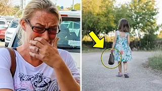 Woman Follows Little Girl Who Steals Food From Her Shop. She Bursts Into Tears When She Sees..