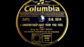 Tony Brent - I understand just how you feel - 1954