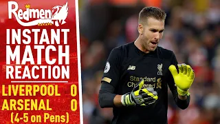 Liverpool 0-0 Arsenal (4-5 on Pens) | Instant Match Reaction