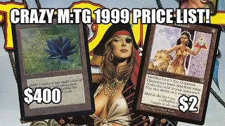 Magic: The Gathering Prices From Today Compared To 1999 Prices