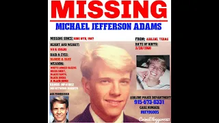 Missing Reward: Michael Jefferson Adams