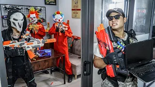 LTT Films : Marines S.E.A.L X Nerf Guns Fight Beast Army Mask Destroy The Enemy Squad