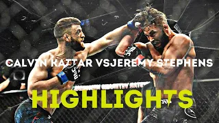 Calvin Kattar vs Jeremy Stephens [FIGHT HIGHLIGHTS]