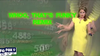 Meteorologist multiplies on screen during graphics glitch FUNK REMIX !!!