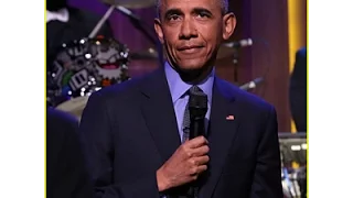 President Obama Slow Jams the News with Jimmy Fallon Talks Donald