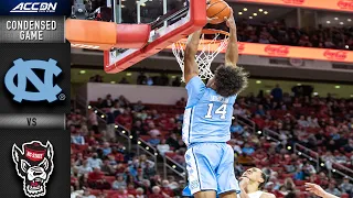 North Carolina vs. NC State Condensed Game | ACC Men’s Basketball (2021-22)