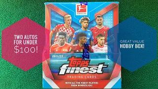 Full of Numbered Parallels! ⚽️ 2021-22 Topps Finest Bundesliga Hobby Box Opening