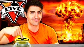 ¿QUÉ PASA SI UNA BOMBA ATÓMICA EXPLOTA en GTA 5? ☢️💣💥