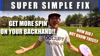 How To Get More Spin Into Your Disc!! | Beginner Tips & Tutorials