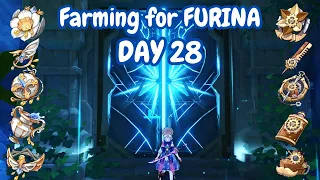 FARMING NEW ARTIFACTS FOR FURINA/FOCALORS - DAY 28 | Genshin Impact