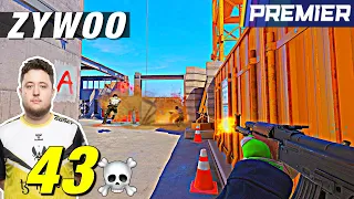 ZywOo INSANE PREMIER 43 frags vertigo game POV! 😲