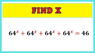 Nice Math Algebra problem |Can You Find X?