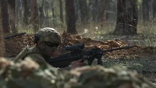 Infantry platoon commanders training at Singleton