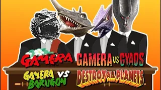 Gamera, The Giant Monster & Gamera vs Barugon & vs Gyaos & vs Viras - Coffin Dance Meme Song Cover