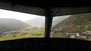 World’s Most challenging Airport, Bhutan - Paro International Airport. VQPR RWY 15 Landing.