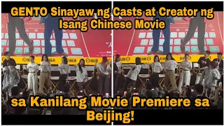 BREAKING: Casts at Creators ng Isang Chinese Movie Sinayaw ang GENTO sa Kanilang Movie Premiere!