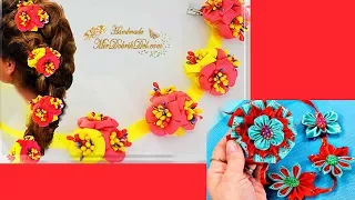 🌷ЛЕНТА В КОСУ МК 🌷Kanzashi DIY🌷Планета мастеров с Марией Калугиной