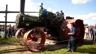 150 H.P. Case Steam engine on the prony brake