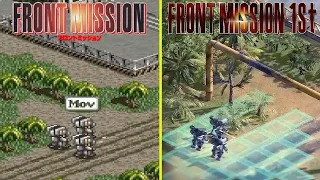 Front Mission 1st Remake vs Original Graphics Comparison / Nintendo Switch vs SNES