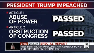 House debates two articles of impeachment against President Trump | ABC News