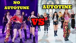 BLACKPINK - 'Pink Venom' [AUTOTUNE VS NO AUTOTUNE] #kpop #blackpink