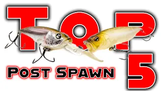 Top Baits For Post Spawn Bass Fishing (May and June)