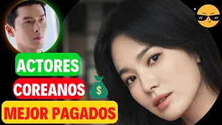 TOP 10 ACTORES COREANOS MEJOR PAGADOS 2022 💲💲