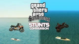 Definitive Edition vs Original - Bike Stunts - GTA San Andreas - Part 1