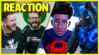 Spider-Verse, DC Blue Beetle, Marvel Secret Invasion Live Trailer Reaction Kinda Funny