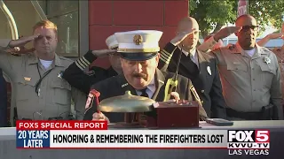 Honoring the firefighters 20 years after 9/11