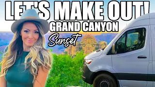 WILL SOMEONE PLEASE MAKE OUT WITH ME?! 💋 Grand Canyon Sunset ☀️ Solo Female Van Life 🚐 EPISODE 53