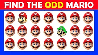 Find the ODD One Out - Super Mario Edition 🍄| Spot the Differences Super Mario Bros. Movie
