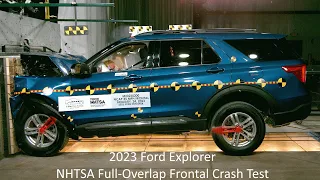 2023-2024 Ford Explorer / Lincoln Aviator NHTSA Full-Overlap Frontal Crash Test