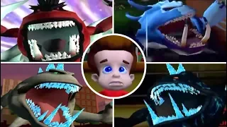 Jimmy Neutron: Attack of the Twonkies All Bosses | Boss Fights  (PS2, Gamecube)