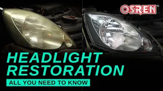 How to restore headlights - 3 ways, but which is the best?