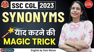 SSC CGL 2023  ||  All Synonyms  || BY SONI MAA'M ||