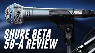 Shure Beta 58A Dynamic Mic Review / Test