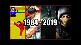 Evolução dos jogos de luta 1984-2019