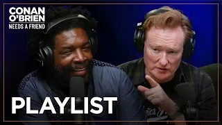 Conan Wants To Get On Questlove's Celebrity Playlist Text Chain | Conan O'Brien Needs A Friend