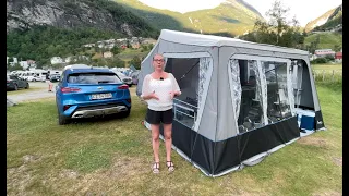 Holiday in Norway with a Camp-let Dream trailer tent - Part 1