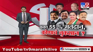 tv9 Marathi Special Report | पूर्व विदर्भात फक्त 5 जागांवर 55 % मतदान; पाहा स्पेशल रिपोर्ट