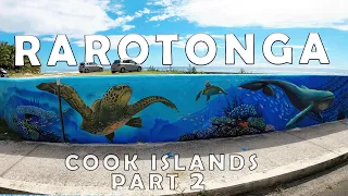 Whales, great food & free diving RAROTONGA 4K | Cook Islands Travel  Vlog Part 2
