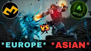 When Asian YouTuber meets European YouTuber 🌶️ || Mokorelsare vs Odyssey || Shadow Fight 4 Arena