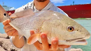 The Best Tactics For Targeting Bull Redfish At The Jetties