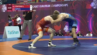 1/8 GR - 71 kg: A. ZENTGRAF (GER) v. A. GUTU (MDA)