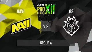 CS:GO - G2 Esports vs. Natus Vincere [Inferno] Map 2 - ESL Pro League Season 12 - Group A - EU