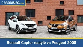 Comparatif : Renault Captur restylé vs Peugeot 2008 : la revanche ?