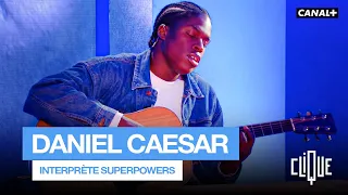 Daniel Caesar en live exceptionnel sur le plateau de Clique - CANAL+