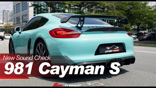 Porsche 981 Cayman S w/ Fi EXHAUST Catless Headers & Valvetronic Catback X Utmost Downforce Garage